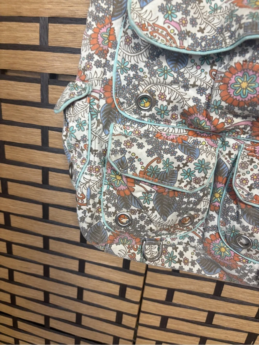 Floral shoulder bag